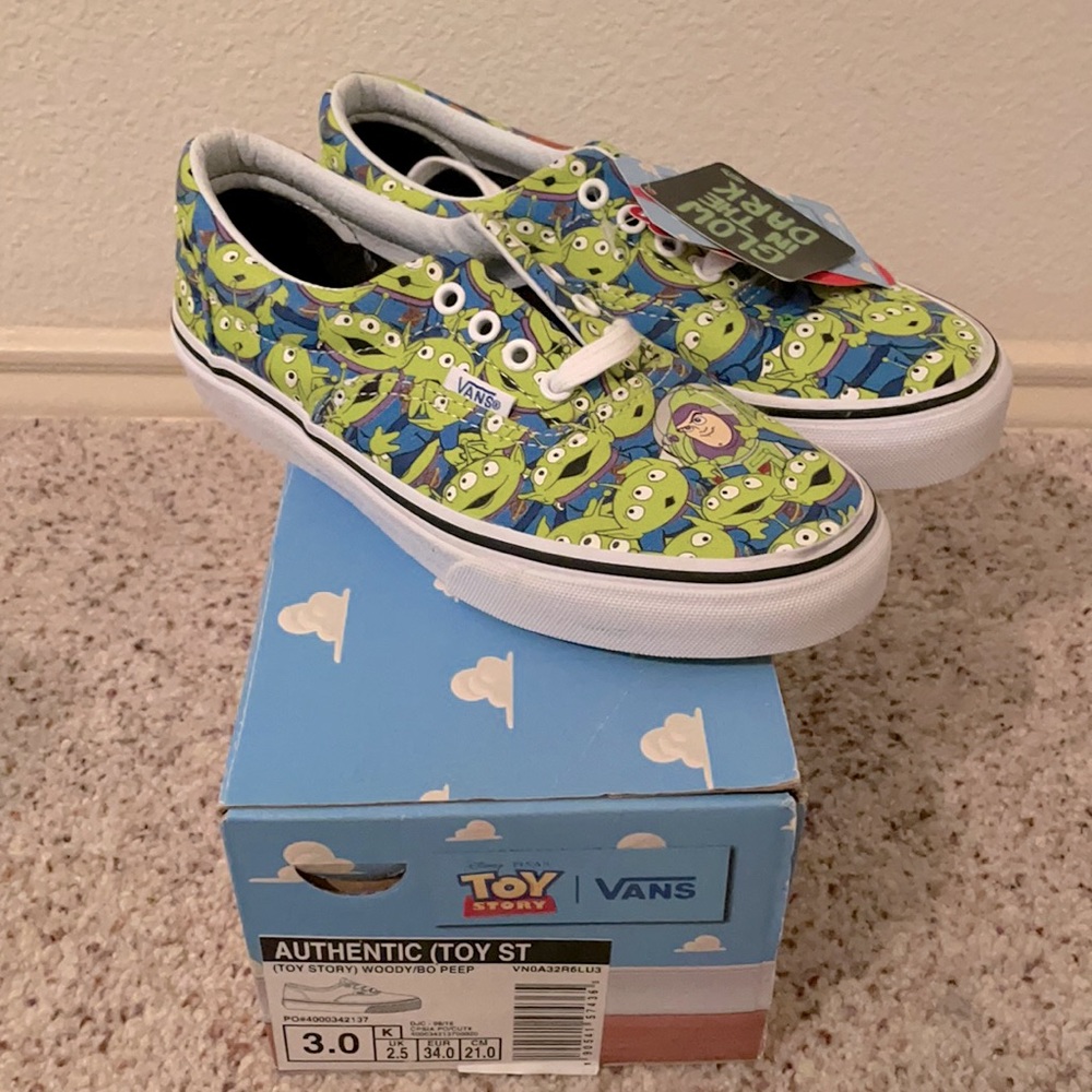 Vans x Pixar Toy Story Glow in the Dark Aliens